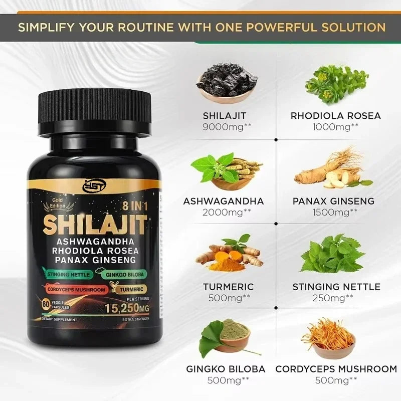8-in-1 Shilajit Gold Complex