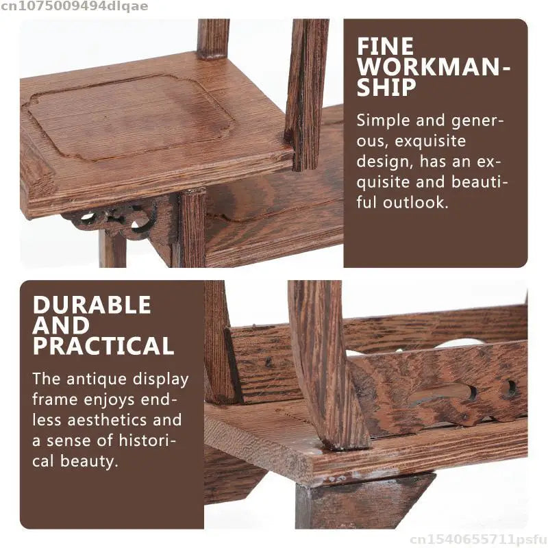 Natural Wood Display Stand