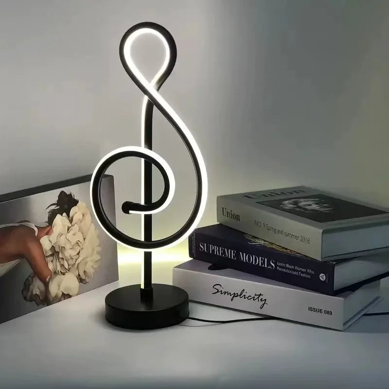 Modern 3 Colors Dimmable Desk Lamp Creative Spiral LED Night Light for Living Room Office Bedroom Bedside Ambient Table Lighting