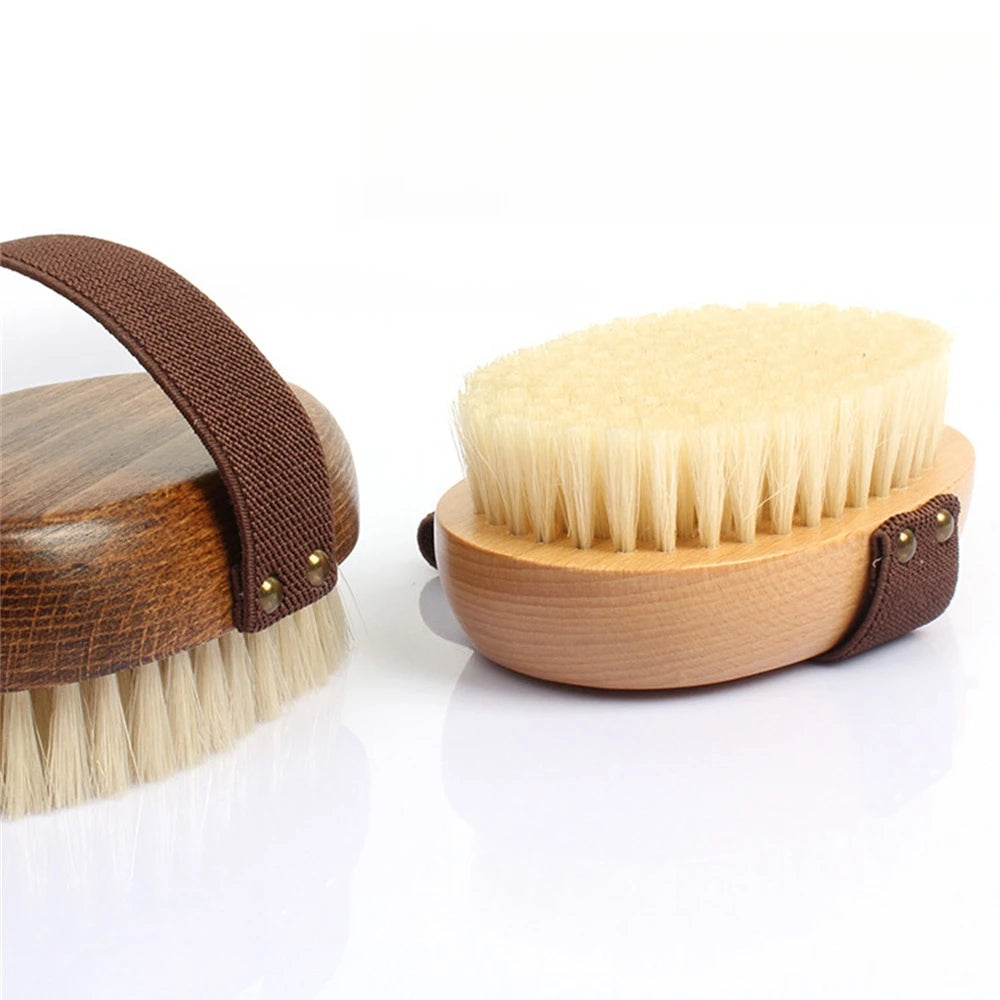 Natural Bristle Dry Body Brush