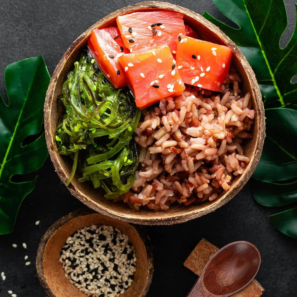 Natural Coconut Serving Bowls