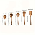 Teak Wood Cooking Utensil Set (5 Pieces)