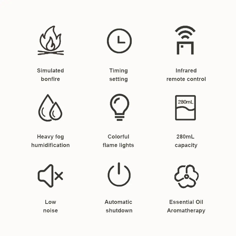 Flame Effect Aroma Diffuser