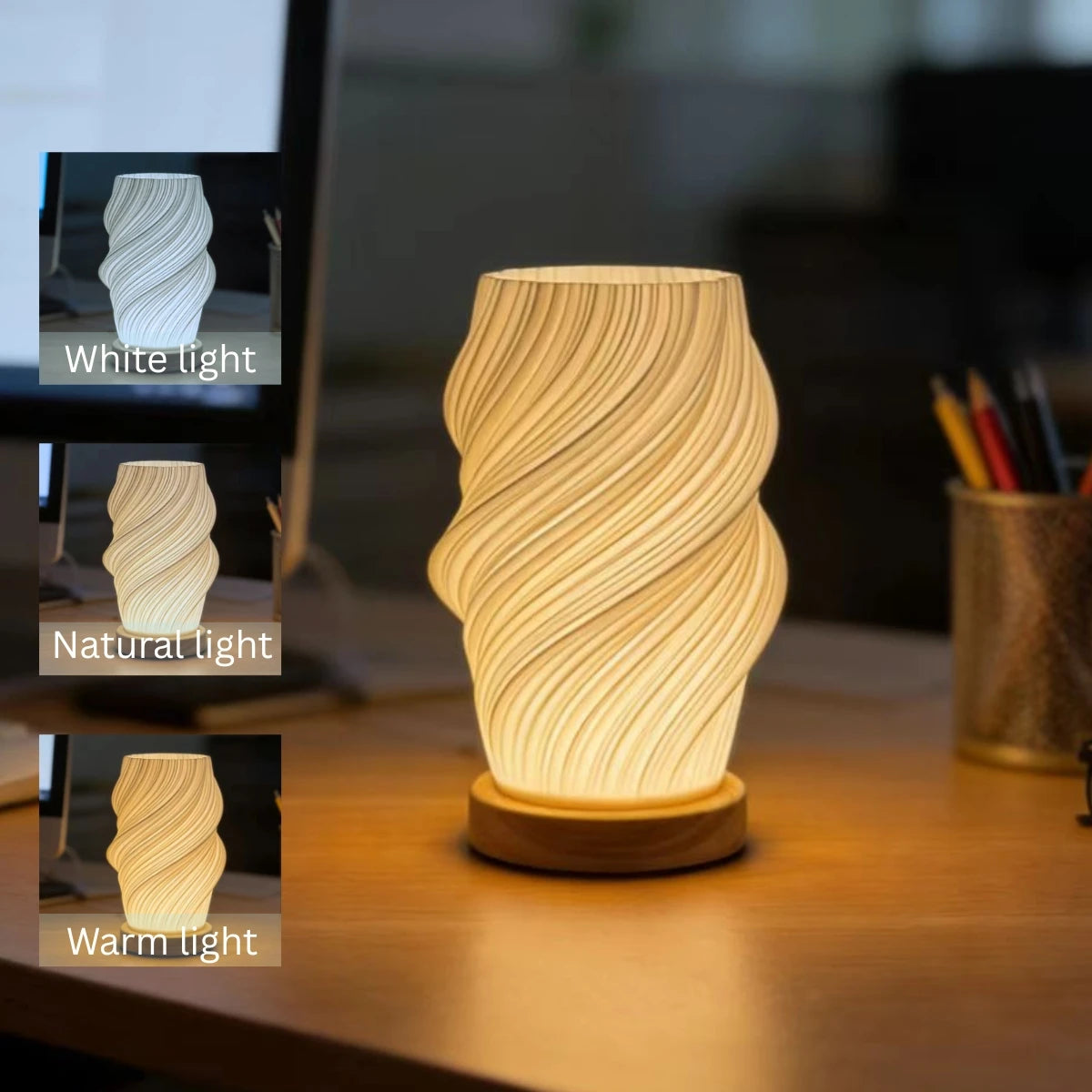 Nordic LED desk lamp, USB wired