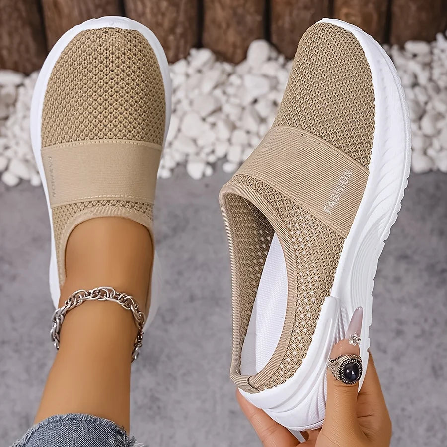 Comfortable Breathable Women's Trail Shoes Lightweight Closed-Toe Sneakers with Air Damping Hiking Outdoor Supportive Camping