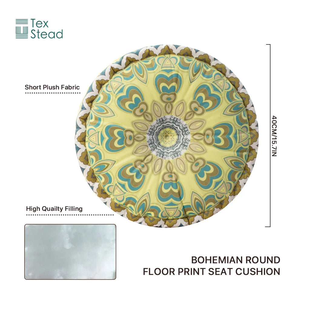 Mandala Round Floor Cushion