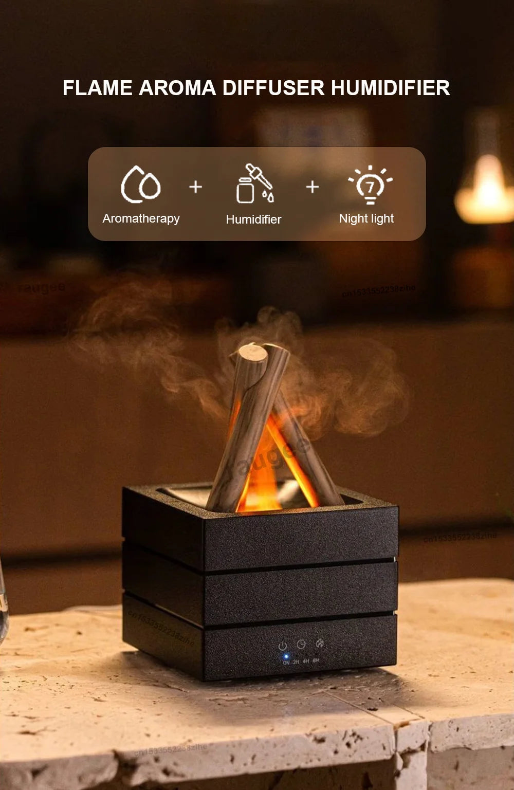 Flame Effect Aroma Diffuser