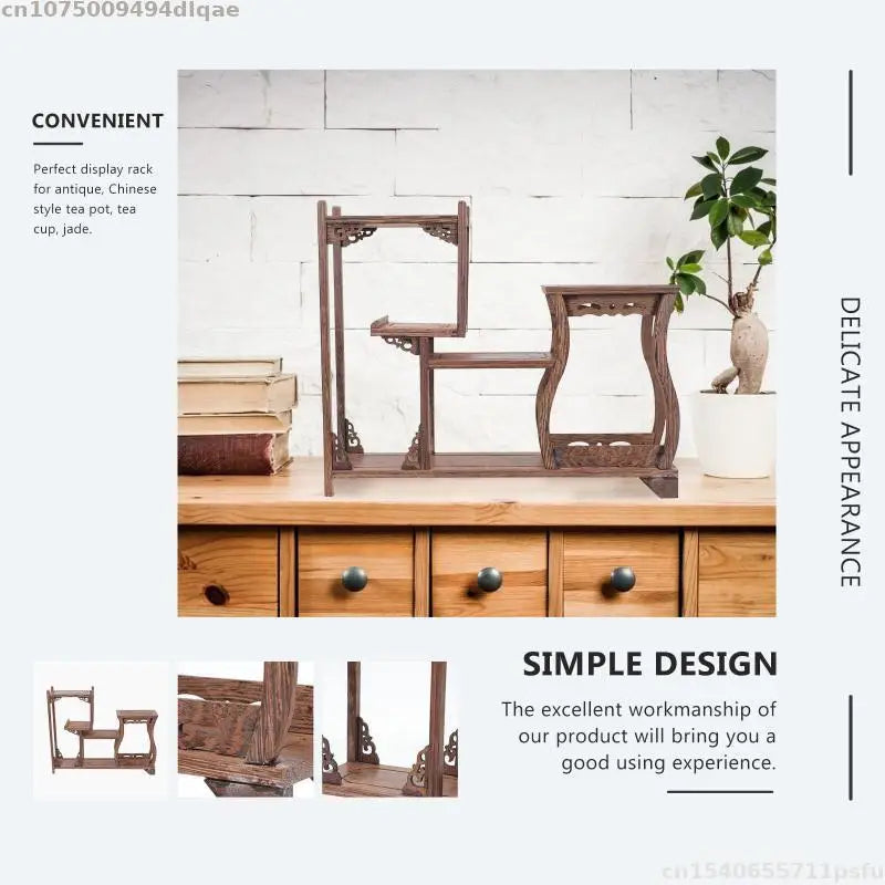 Natural Wood Display Stand