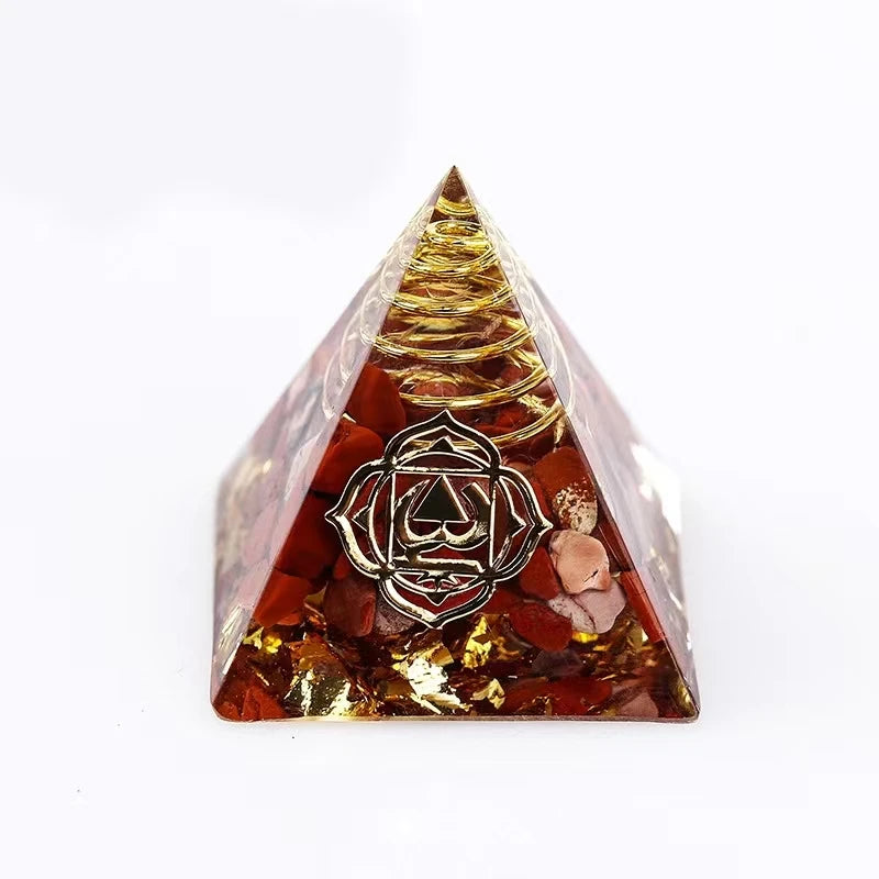 Crystal Pyramid Chakra Set