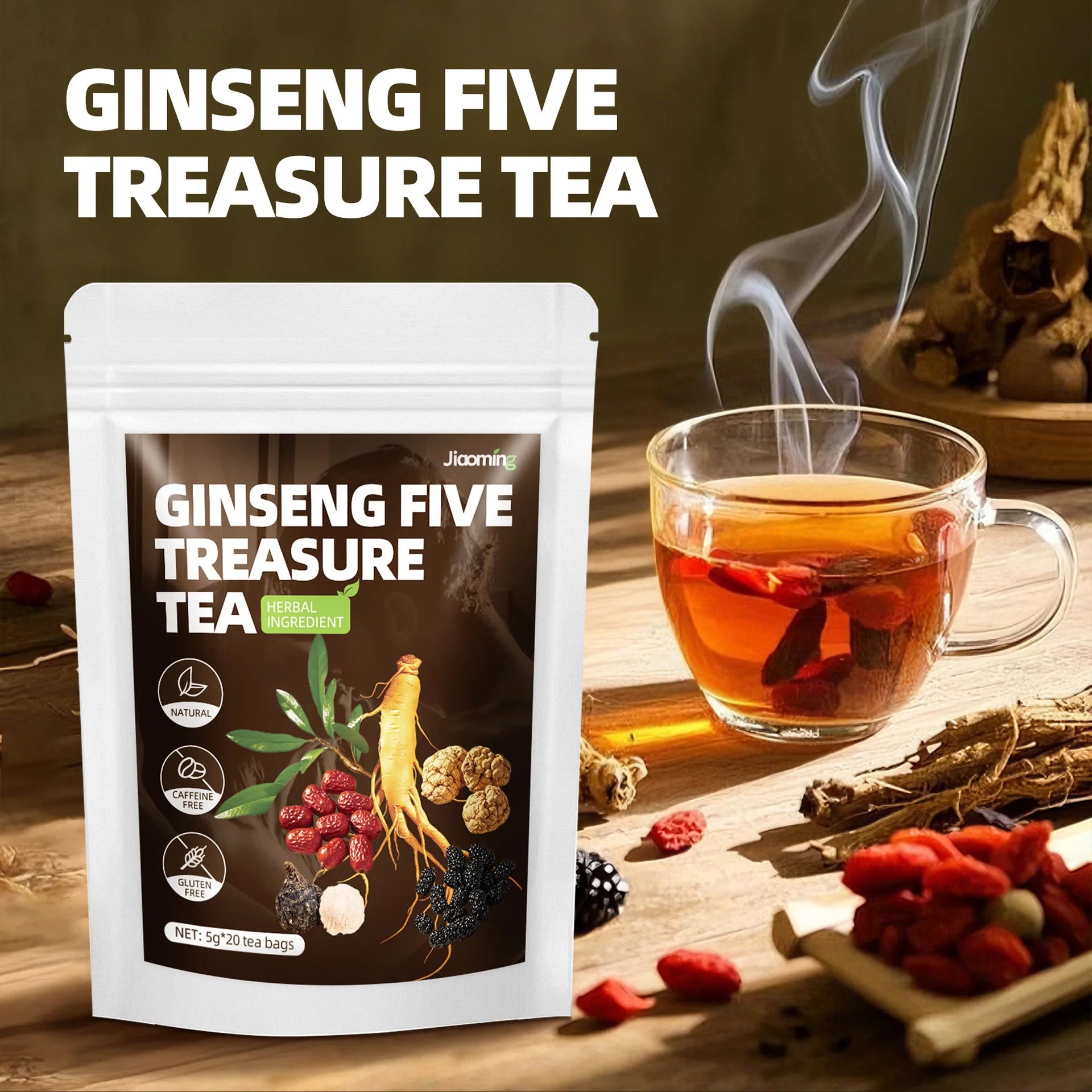 Ginseng Herbal Wellness Tea