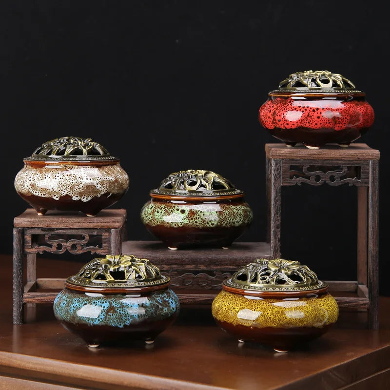 Celadon Ceramic Incense Burner