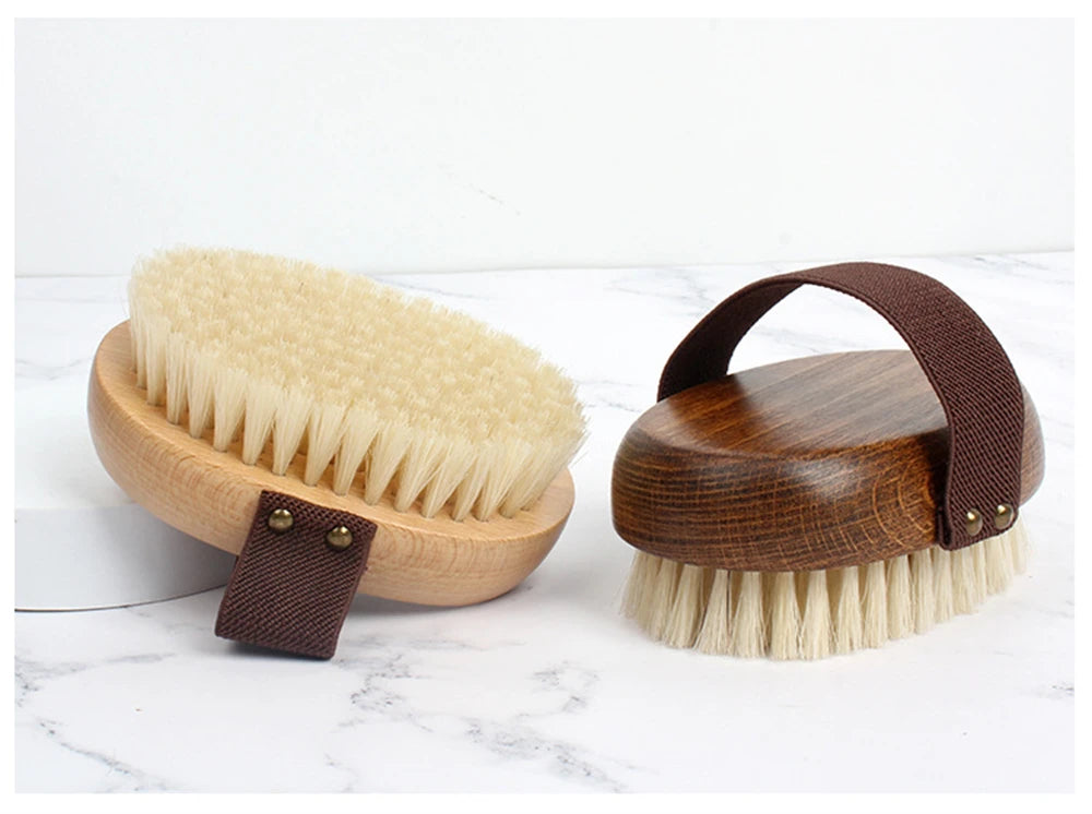 Natural Bristle Dry Body Brush