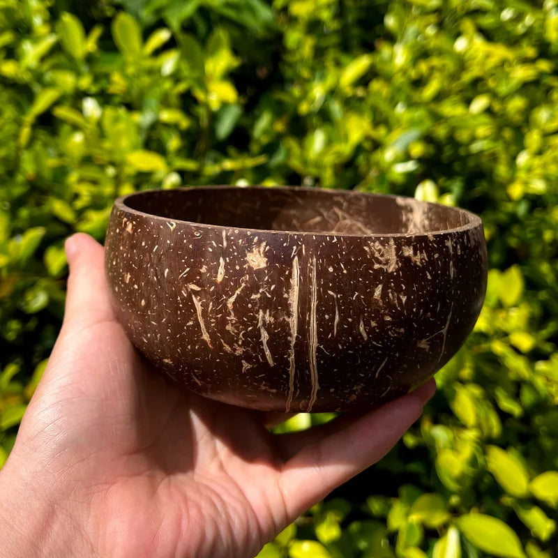 Natural Coconut Serving Bowls