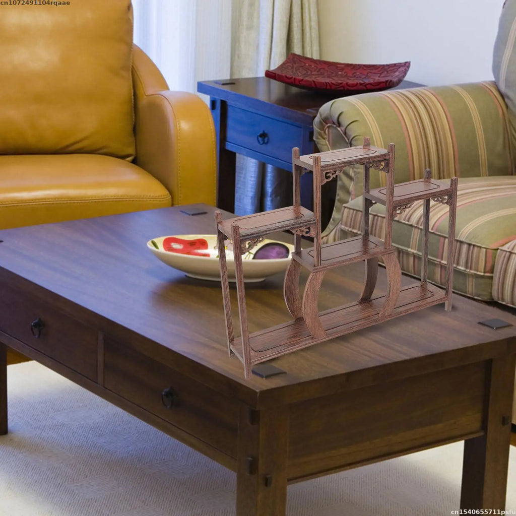 Natural Wood Display Stand