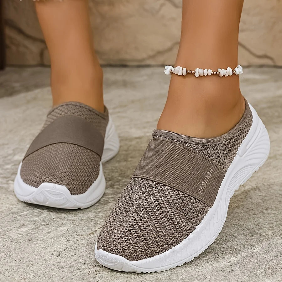 Comfortable Breathable Women's Trail Shoes Lightweight Closed-Toe Sneakers with Air Damping Hiking Outdoor Supportive Camping