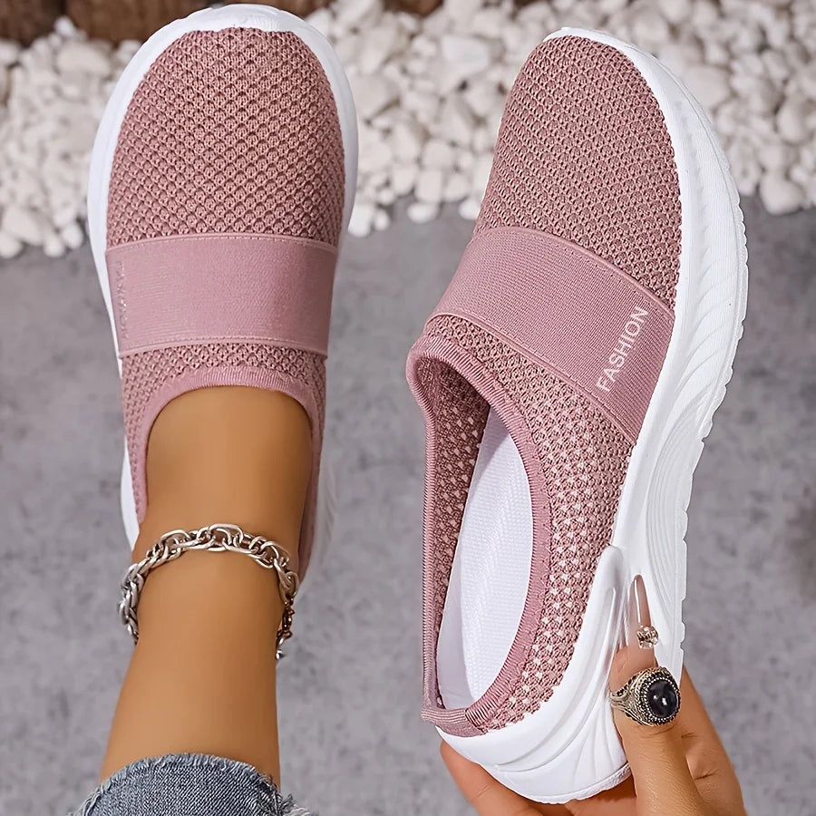 Comfortable Breathable Women's Trail Shoes Lightweight Closed-Toe Sneakers with Air Damping Hiking Outdoor Supportive Camping
