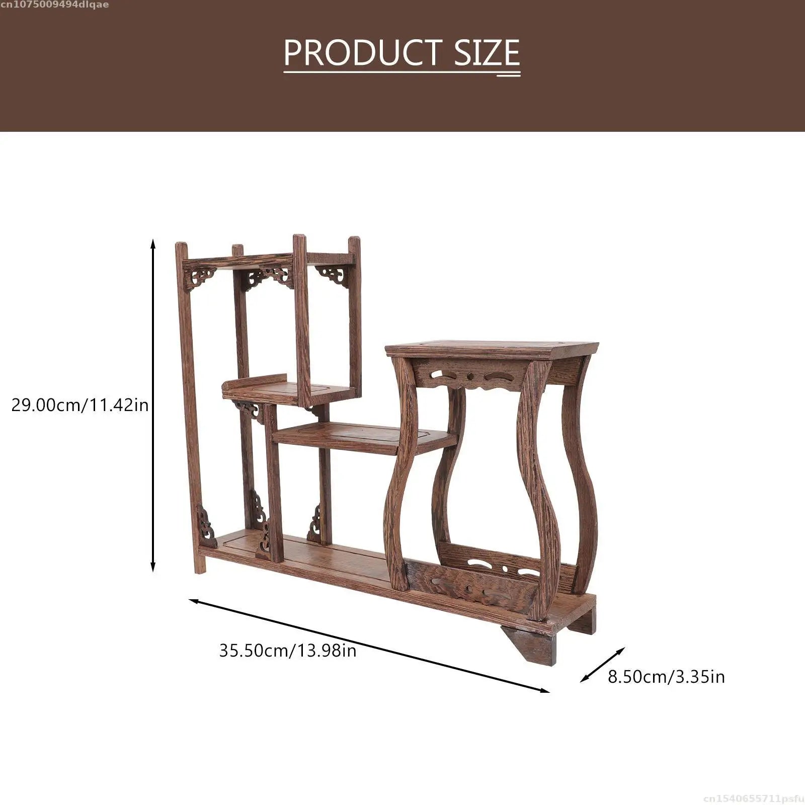 Natural Wood Display Stand