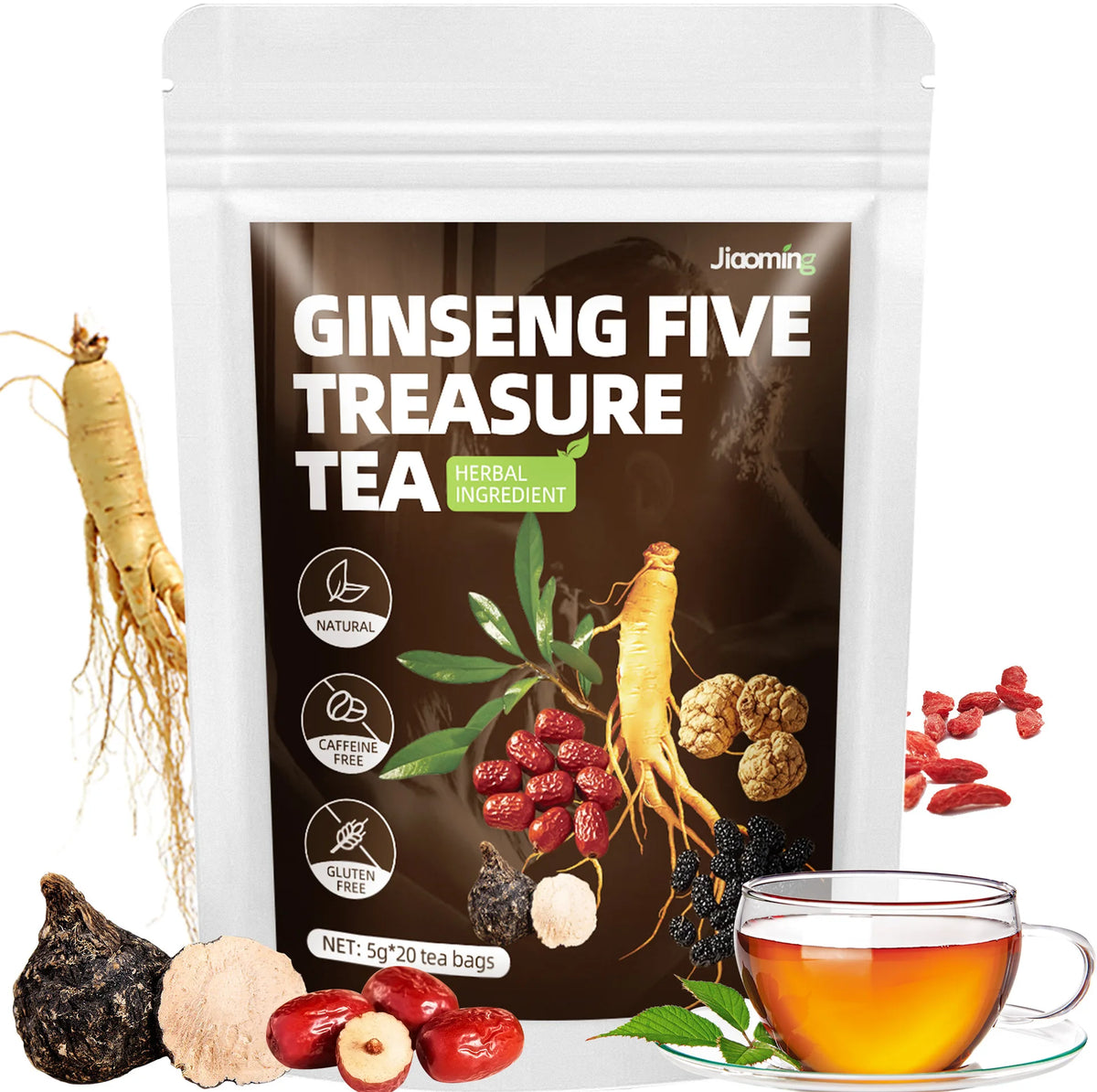 Ginseng Herbal Wellness Tea
