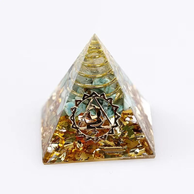 Crystal Pyramid Chakra Set