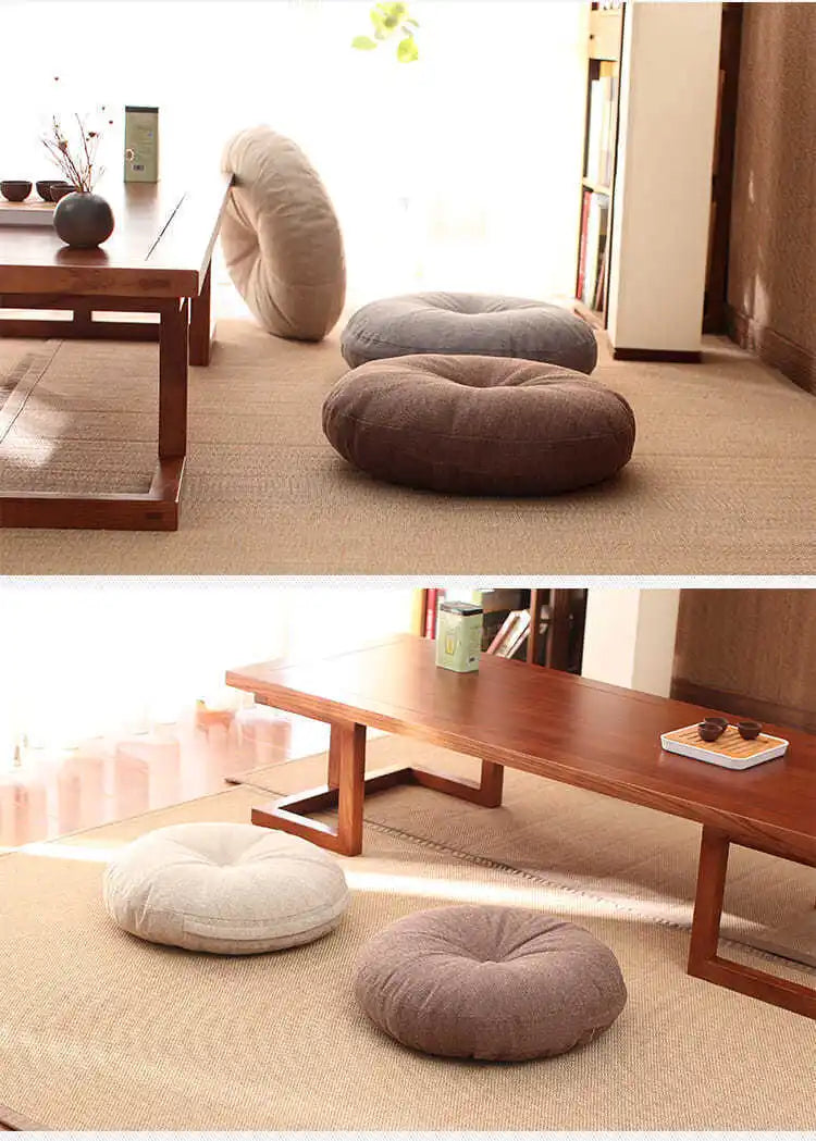Round Meditation Floor Cushion