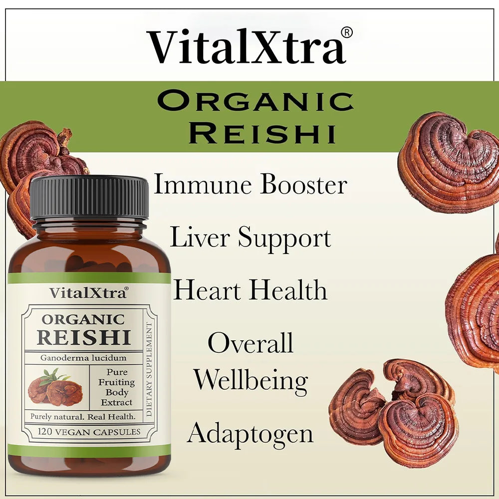 Reishi Mushroom Immune Support Capsules
