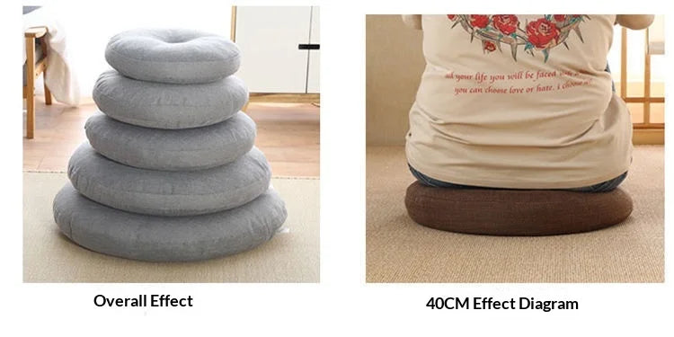 Round Meditation Floor Cushion