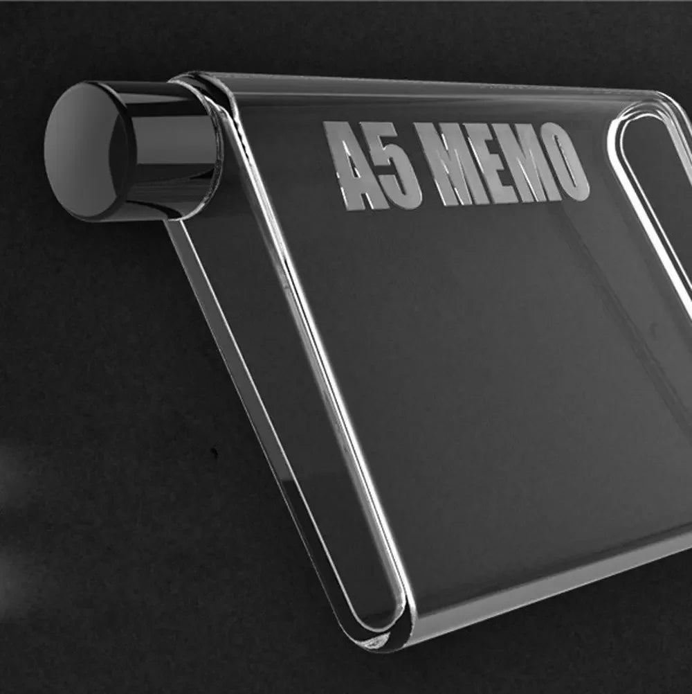 350ml/420ml Originality Notebook Type Water Bottle Flat Paper Kettle BPA-free Hydro Flask Transparent Plastic Water Bottle
