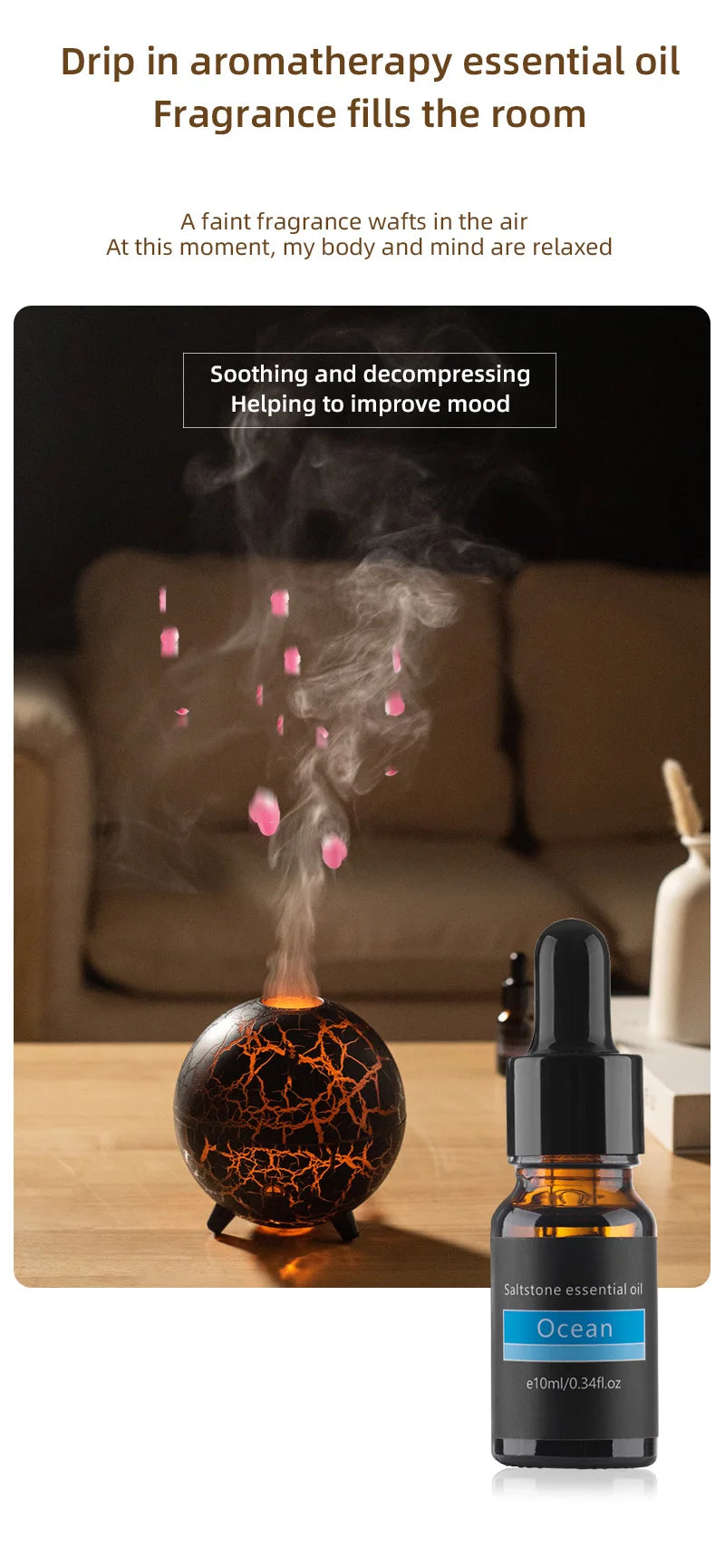 Mini Aroma Diffuser & Humidifier