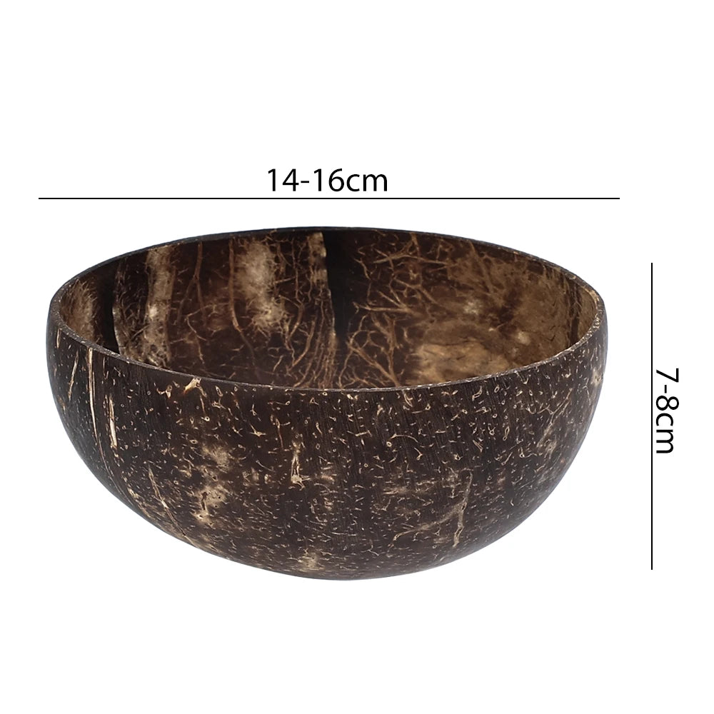 Natural Coconut Serving Bowls