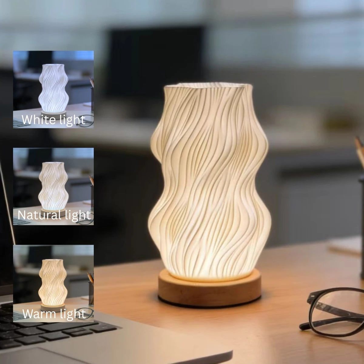 Nordic LED desk lamp, USB wired
