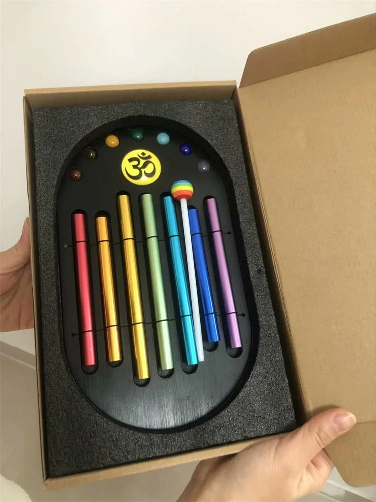 Seven Chakras Hand Chime Set