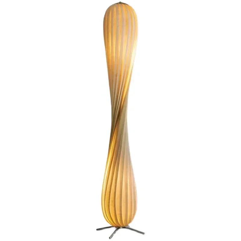 Wooden LED Floor Lamp