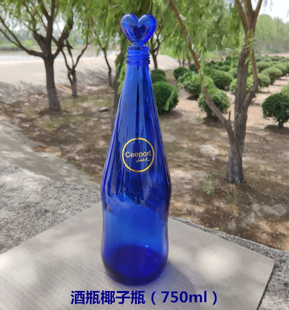 Blue Glass Bottle Collection