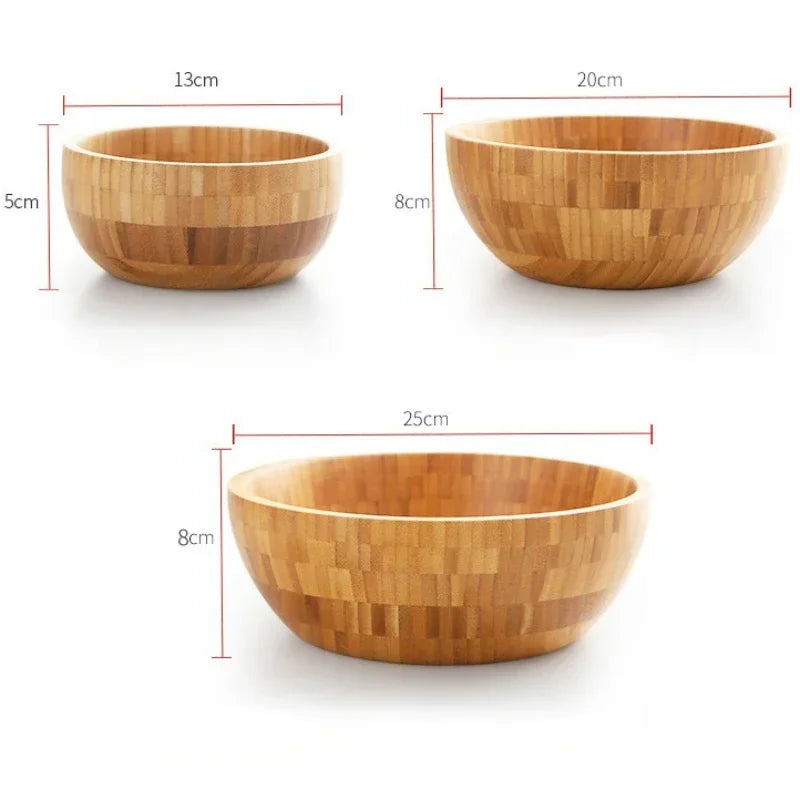 Natural Bamboo Mixing Bowl