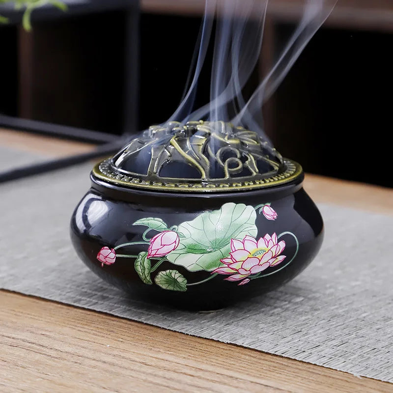 Celadon Ceramic Incense Burner