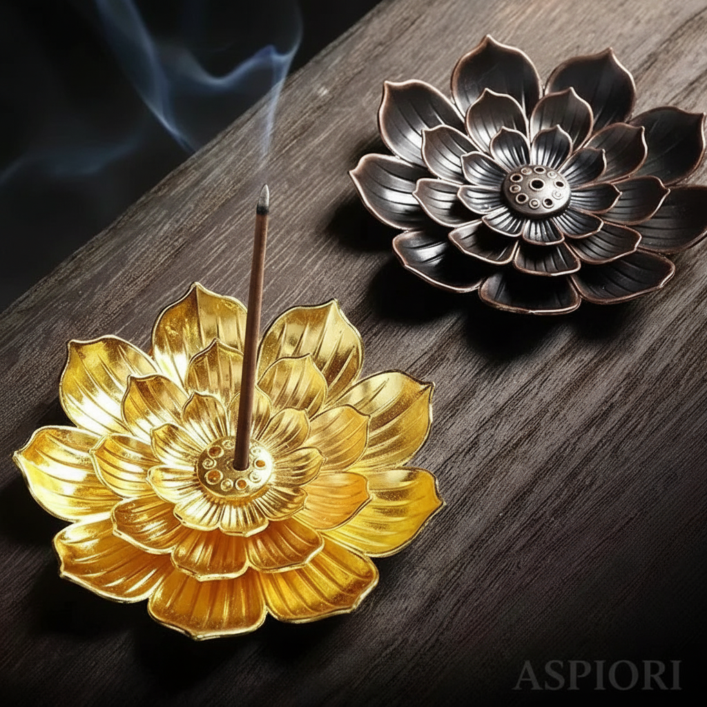 ASPIORI Lotus Incense Holder - Enhanced Lighting