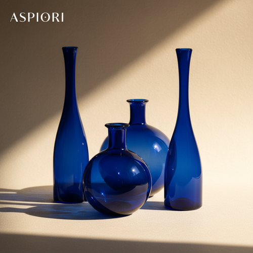 Blue Glass Bottle Collection