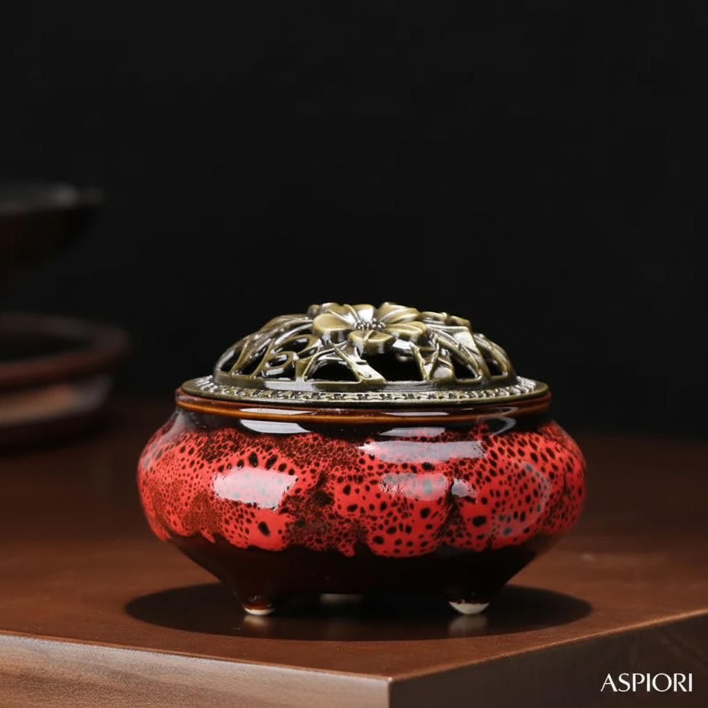 Celadon Ceramic Incense Burner Hero