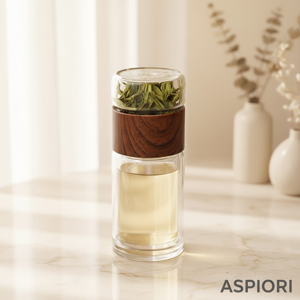 Glass Tea Infuser Bottle - ASPIORI Style