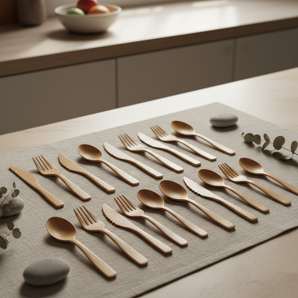 Wooden Cutlery Set