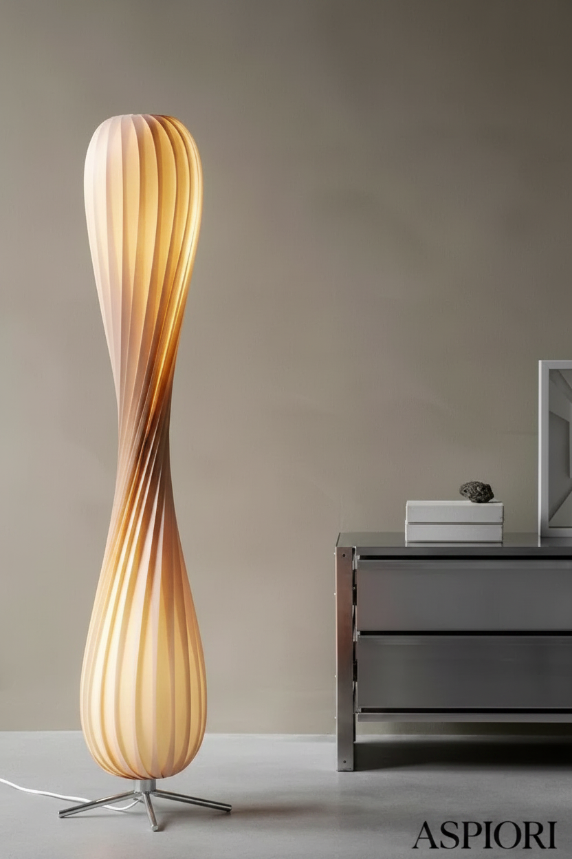 Wooden LED Floor Lamp - ASPIORI Hero